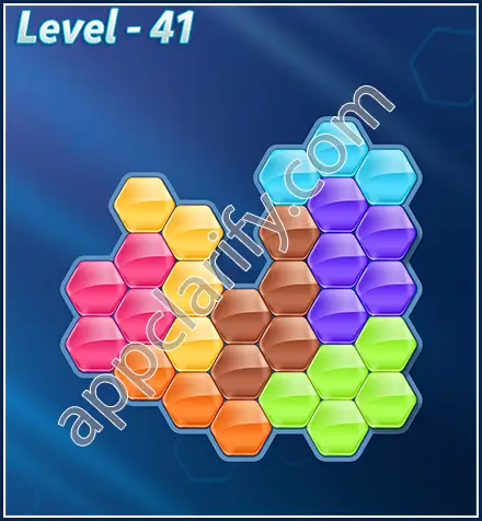 Block! Hexa Puzzle Rotate Skilled Level 41 Solution