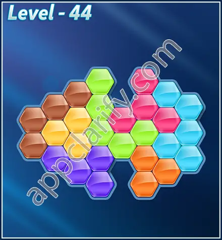 Block! Hexa Puzzle Rotate Skilled Level 44 Solution