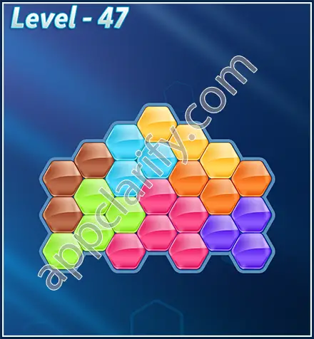 Block! Hexa Puzzle Rotate Skilled Level 47 Solution