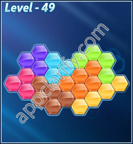 Block! Hexa Puzzle Rotate Skilled Level 49 Solution