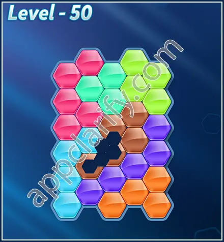 Block! Hexa Puzzle Rotate Skilled Level 50 Solution