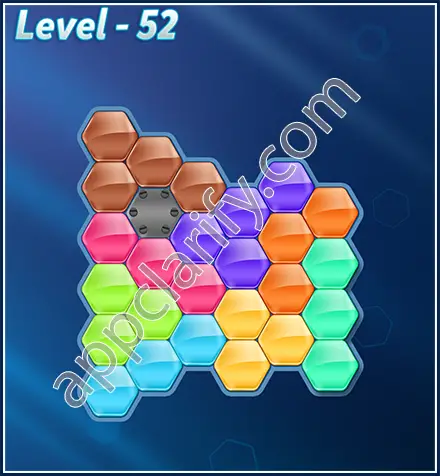 Block! Hexa Puzzle Rotate Skilled Level 52 Solution