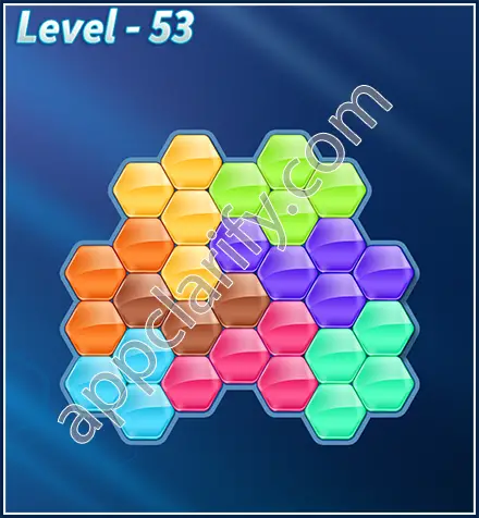 Block! Hexa Puzzle Rotate Skilled Level 53 Solution