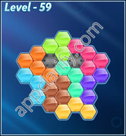 Block! Hexa Puzzle Rotate Skilled Level 59 Solution