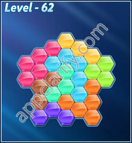Block! Hexa Puzzle Rotate Skilled Level 62 Solution