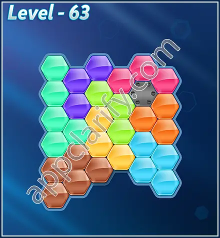 Block! Hexa Puzzle Rotate Skilled Level 63 Solution