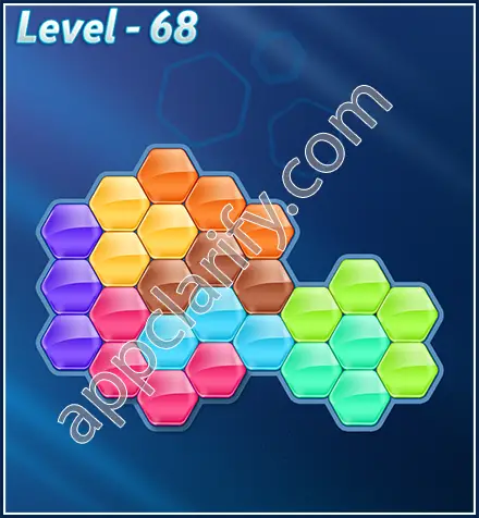 Block! Hexa Puzzle Rotate Skilled Level 68 Solution