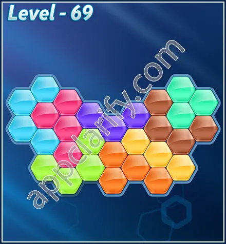 Block! Hexa Puzzle Rotate Skilled Level 69 Solution