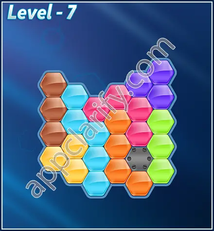 Block! Hexa Puzzle Rotate Skilled Level 7 Solution