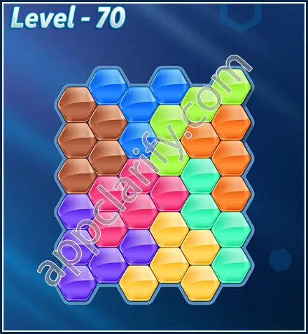 Block! Hexa Puzzle Rotate Skilled Level 70 Solution