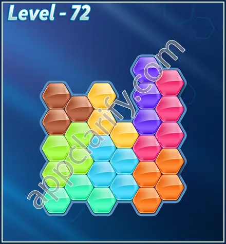 Block! Hexa Puzzle Rotate Skilled Level 72 Solution