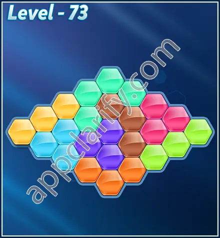 Block! Hexa Puzzle Rotate Skilled Level 73 Solution