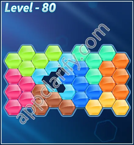 Block! Hexa Puzzle Rotate Skilled Level 80 Solution