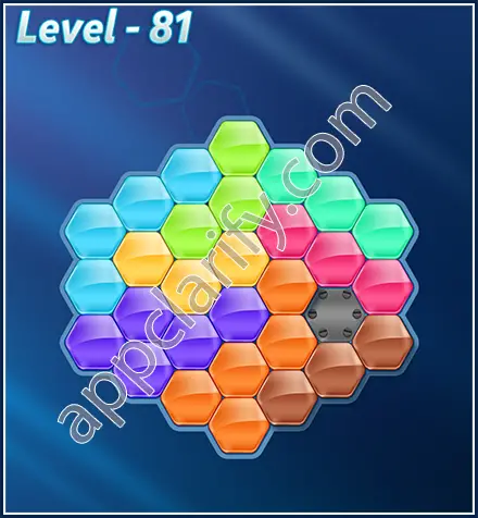 Block! Hexa Puzzle Rotate Skilled Level 81 Solution