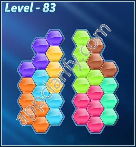 Block! Hexa Puzzle Rotate Skilled Level 83 Solution