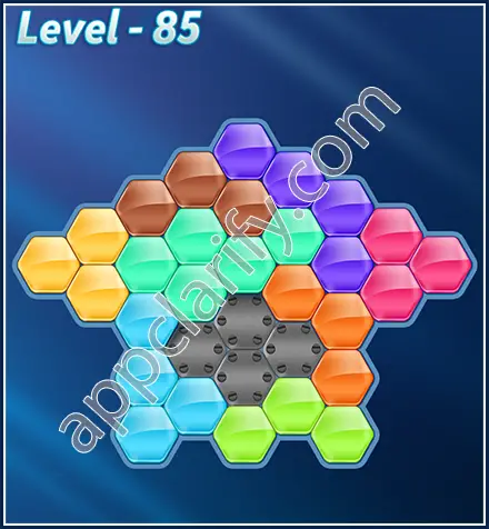 Block! Hexa Puzzle Rotate Skilled Level 85 Solution