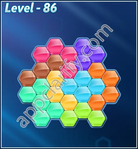 Block! Hexa Puzzle Rotate Skilled Level 86 Solution