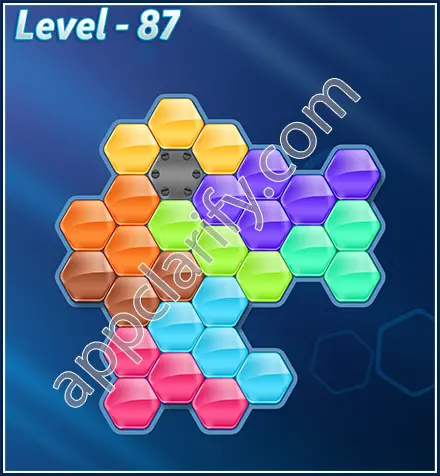 Block! Hexa Puzzle Rotate Skilled Level 87 Solution