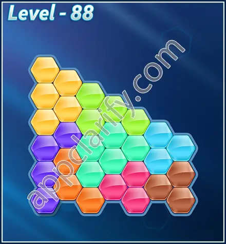 Block! Hexa Puzzle Rotate Skilled Level 88 Solution