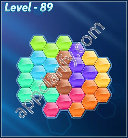 Block! Hexa Puzzle Rotate Skilled Level 89 Solution