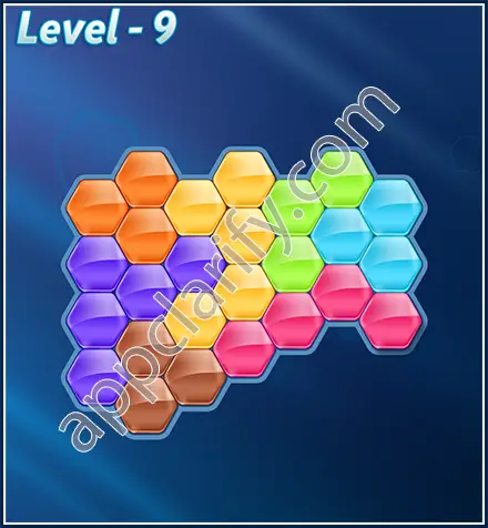 Block! Hexa Puzzle Rotate Skilled Level 9 Solution