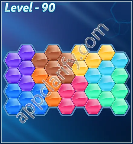 Block! Hexa Puzzle Rotate Skilled Level 90 Solution
