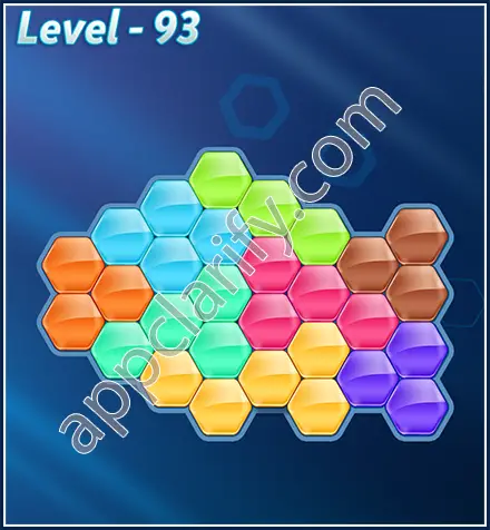 Block! Hexa Puzzle Rotate Skilled Level 93 Solution