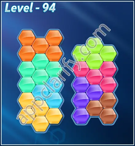Block! Hexa Puzzle Rotate Skilled Level 94 Solution