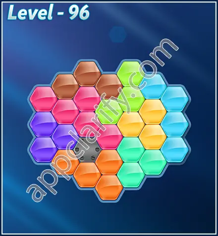 Block! Hexa Puzzle Rotate Skilled Level 96 Solution
