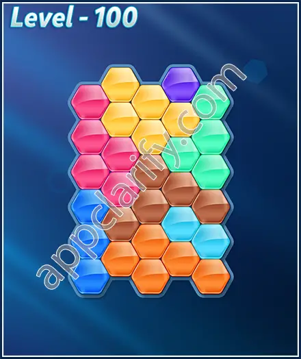 Block! Hexa Puzzle 8 Mania Level 100 Solution