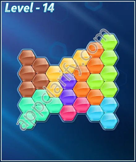 Block! Hexa Puzzle 8 Mania Level 14 Solution