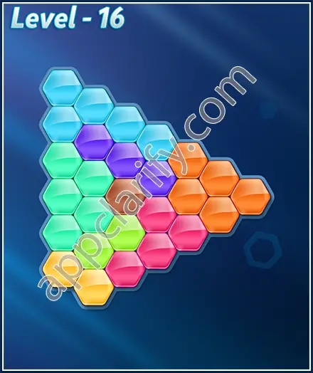 Block! Hexa Puzzle 8 Mania Level 16 Solution