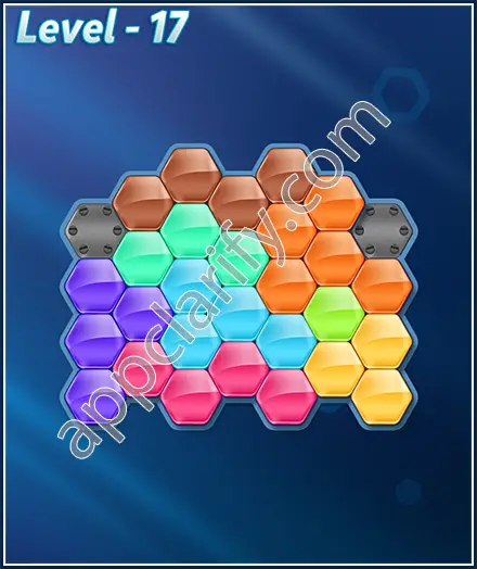Block! Hexa Puzzle 8 Mania Level 17 Solution