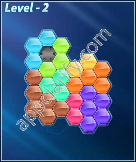 Block! Hexa Puzzle 8 Mania Level 2 Solution