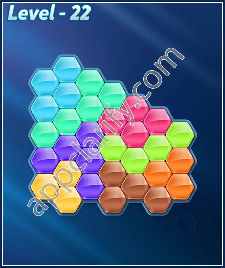 Block! Hexa Puzzle 8 Mania Level 22 Solution