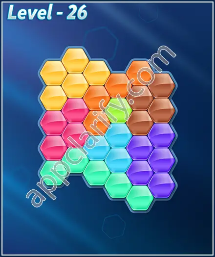 Block! Hexa Puzzle 8 Mania Level 26 Solution