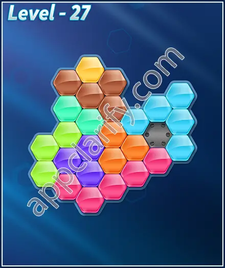 Block! Hexa Puzzle 8 Mania Level 27 Solution