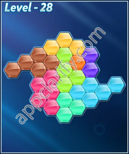 Block! Hexa Puzzle 8 Mania Level 28 Solution