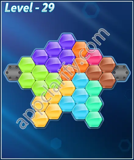 Block! Hexa Puzzle 8 Mania Level 29 Solution