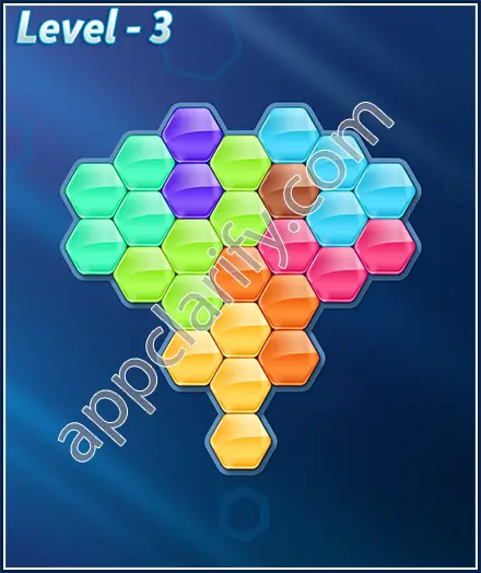 Block! Hexa Puzzle 8 Mania Level 3 Solution