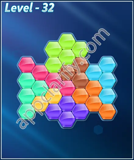 Block! Hexa Puzzle 8 Mania Level 32 Solution