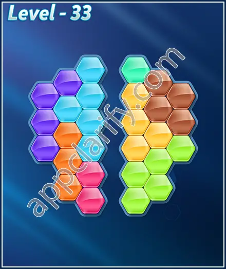 Block! Hexa Puzzle 8 Mania Level 33 Solution
