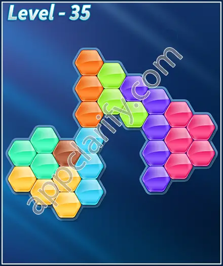 Block! Hexa Puzzle 8 Mania Level 35 Solution