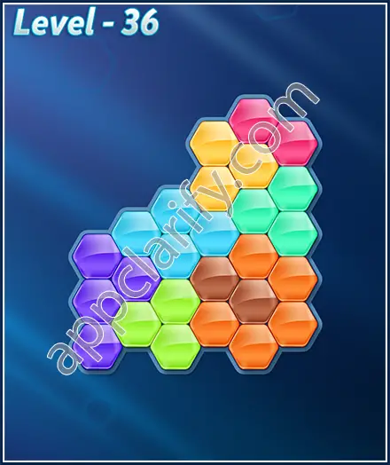 Block! Hexa Puzzle 8 Mania Level 36 Solution