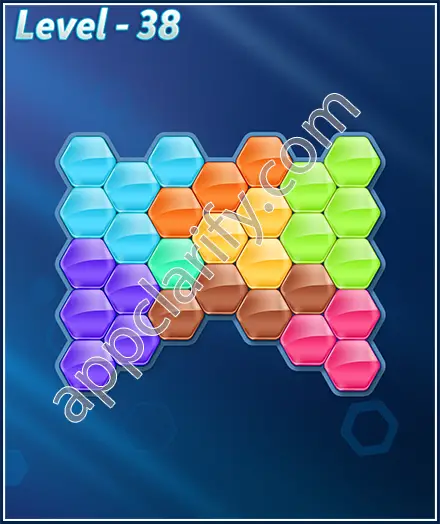 Block! Hexa Puzzle 8 Mania Level 38 Solution