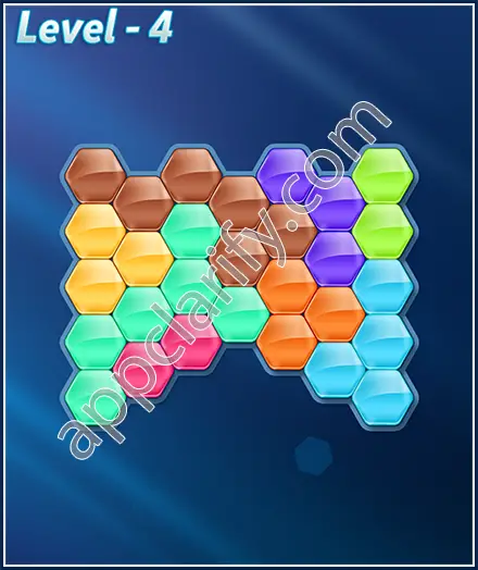 Block! Hexa Puzzle 8 Mania Level 4 Solution