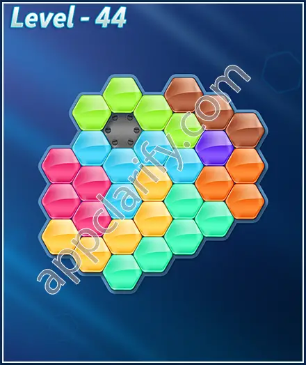 Block! Hexa Puzzle 8 Mania Level 44 Solution