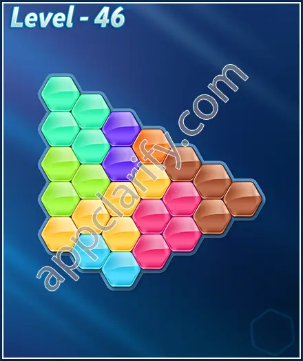 Block! Hexa Puzzle 8 Mania Level 46 Solution