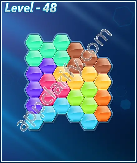 Block! Hexa Puzzle 8 Mania Level 48 Solution