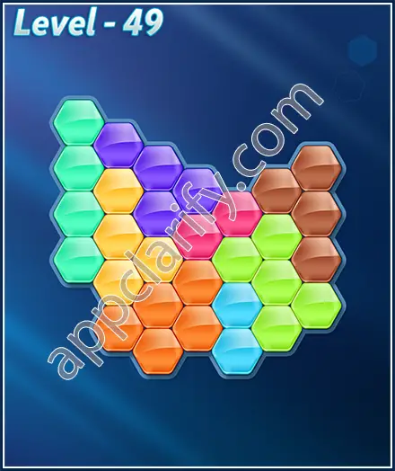 Block! Hexa Puzzle 8 Mania Level 49 Solution